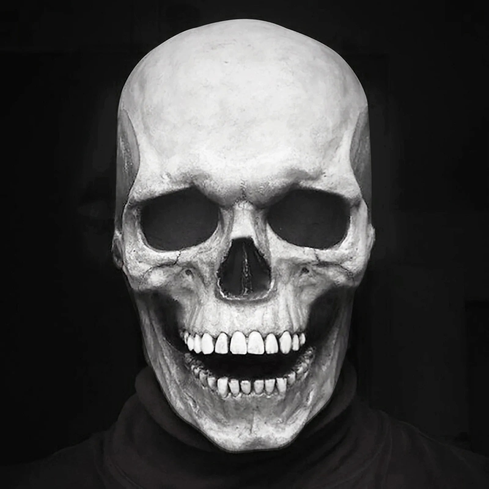 Full Head Skull Skeleton Mask Halloween Costume - Halloween Plaza