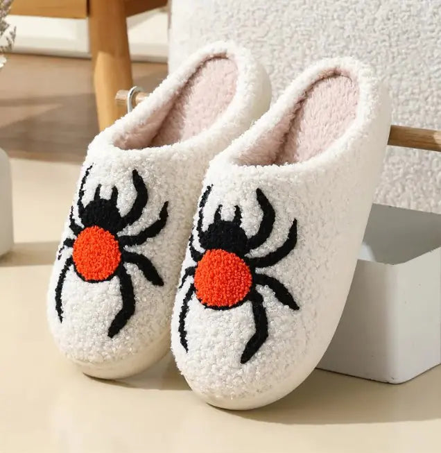 Halloween Spider Slippers - Halloween Plaza