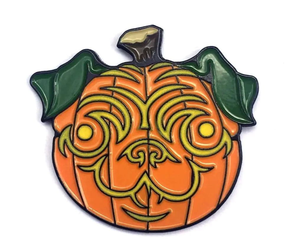 Pumpkin Pug Golf Ball Marker - Halloween Plaza