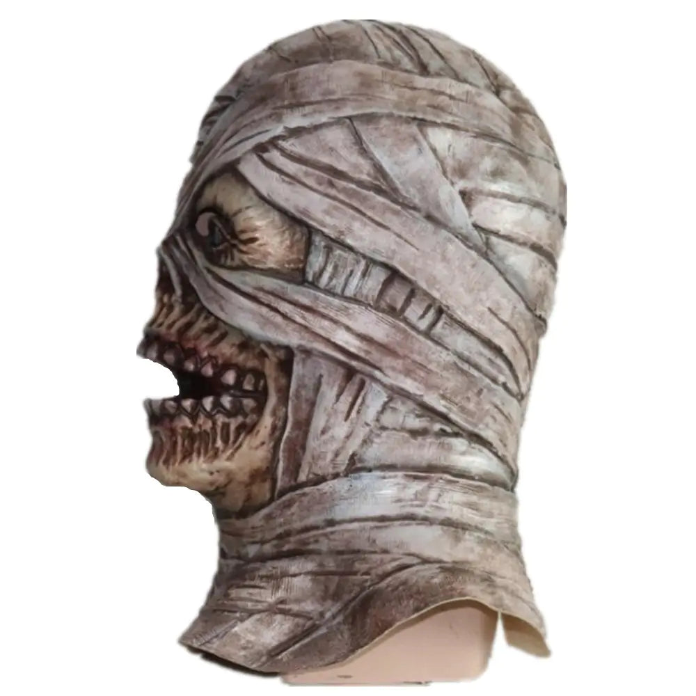 Halloween Mummy Zombie Latex Mask - Halloween Plaza