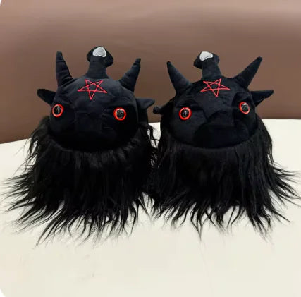 Halloween Horror Plush Slippers - Halloween Plaza