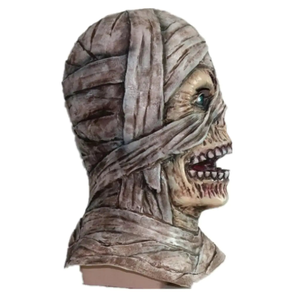 Halloween Mummy Zombie Latex Mask - Halloween Plaza