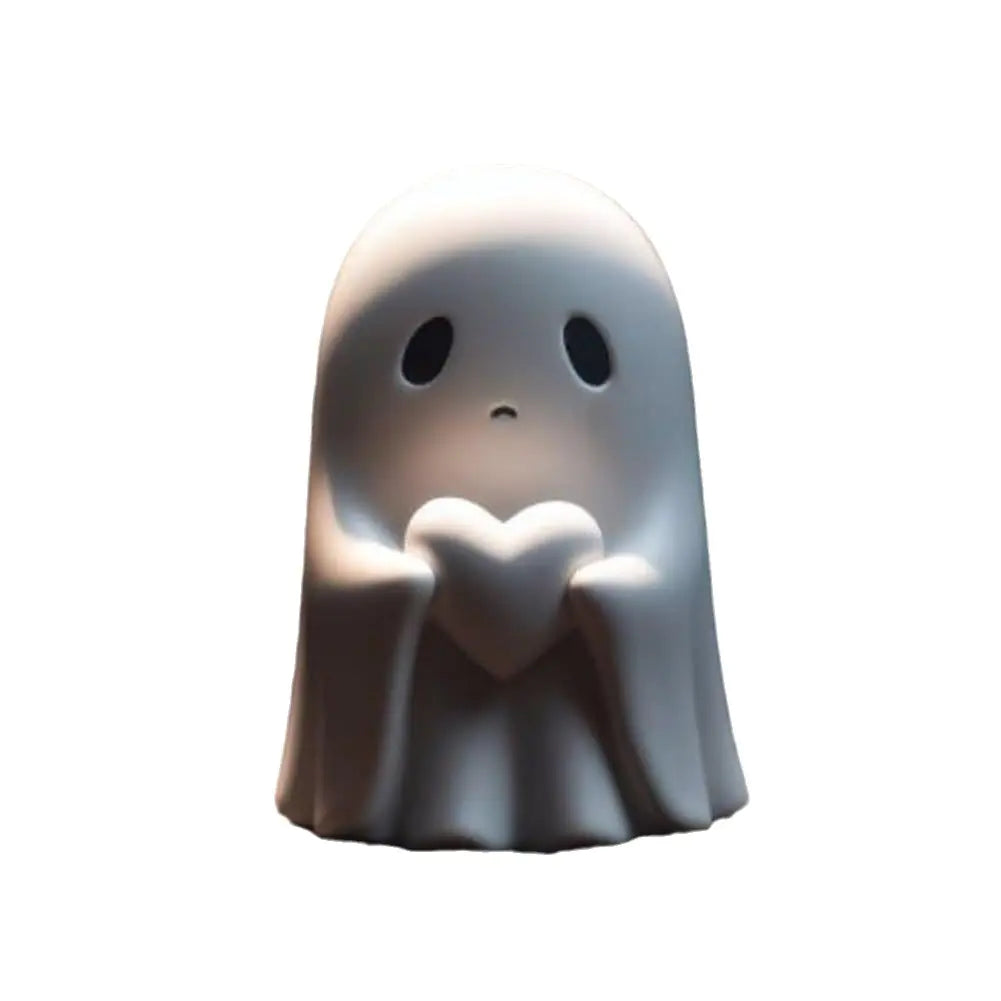 Halloween Middle Finger Love Ghost Ornaments - Halloween Plaza