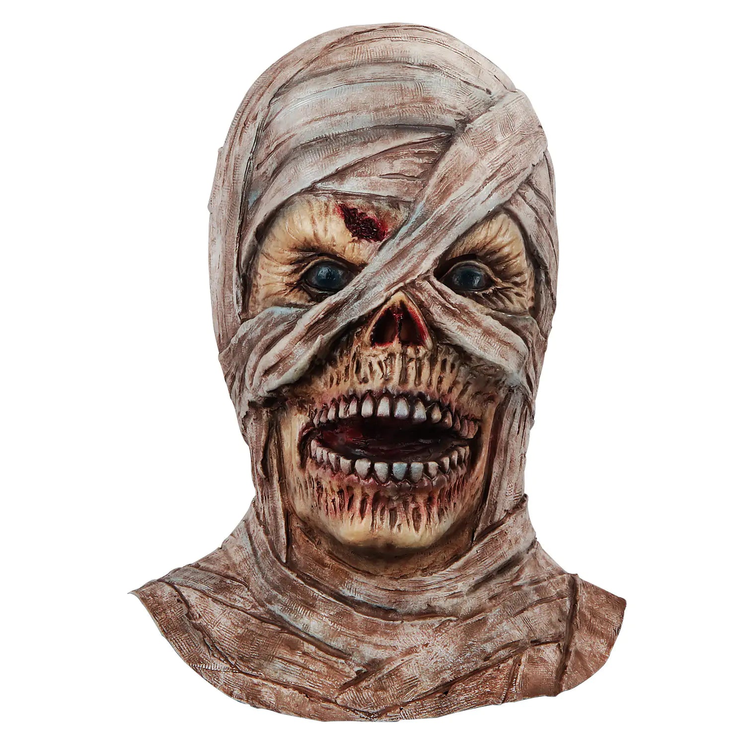 Halloween Mummy Zombie Latex Mask - Halloween Plaza