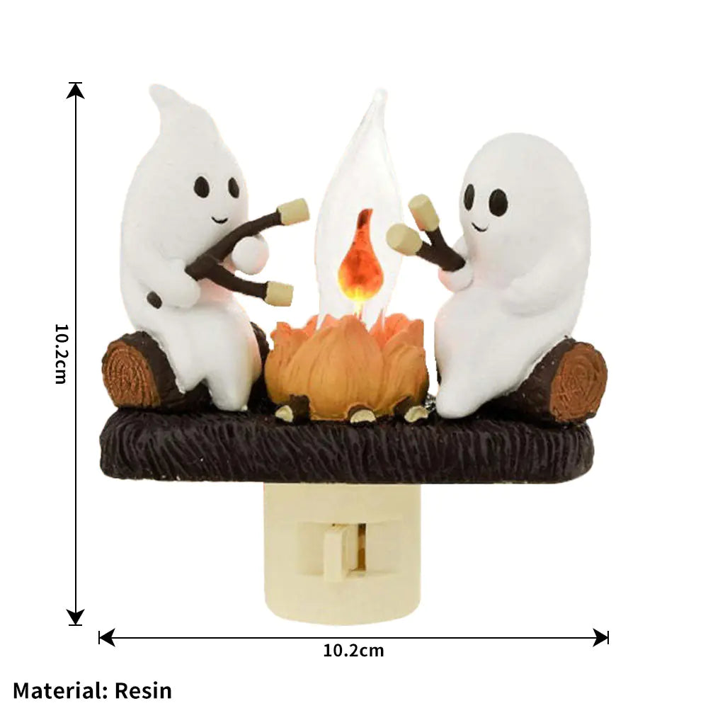 Halloween Ghost Bonfire Night Light - Halloween Plaza