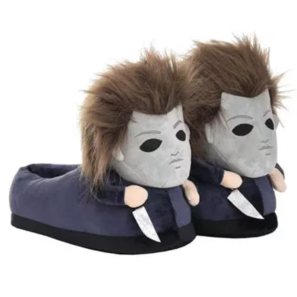 Michael Myers Halloween Cow Plush Stuffed Toy and Slippers - Halloween Plaza