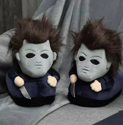 Halloween Horror Plush Slippers - Halloween Plaza