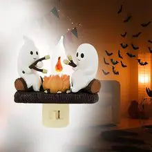 Halloween Ghost Bonfire Night Light - Halloween Plaza