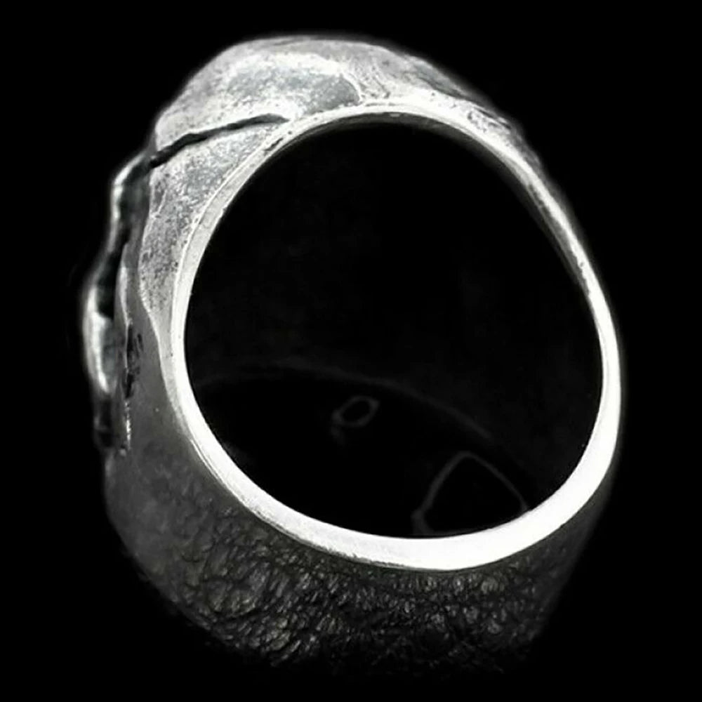 Men's Calvarium Skull Ring - Halloween Plaza